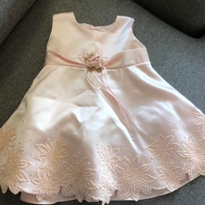 Girl pink dress